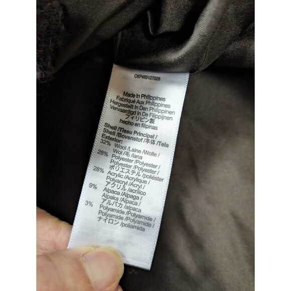 Madewell Belrose Shirt Jacket Wool Blend Shacket Coat Cassel Plaid 3X NWT $268 - Picture 10 of 12